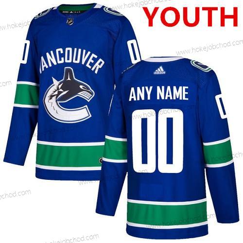 Adidas Vancouver Canucks Přizpůsobené Autentické Modrý Domácí NHL Dres