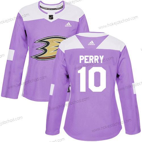 Adidas Žena Anaheim Ducks #10 Corey Perry Nachový Autentické Bojuje proti rakovině Sešitý NHL Dres