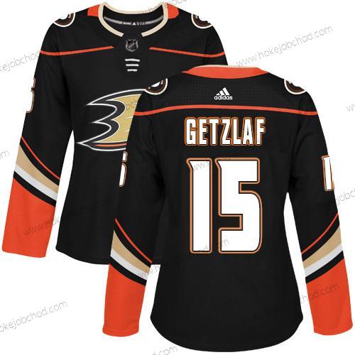 Adidas Žena Anaheim Ducks #15 Ryan Getzlaf Černá Domácí Autentické Sešitý NHL Dres