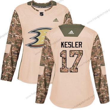 Adidas Žena Anaheim Ducks #17 Ryan Kesler Camo Autentické 2017 Veterans Day Sešitý NHL Dres