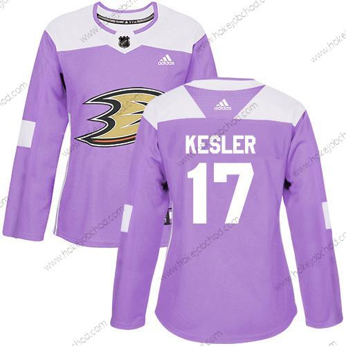 Adidas Žena Anaheim Ducks #17 Ryan Kesler Nachový Autentické Bojuje proti rakovině Sešitý NHL Dres