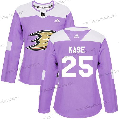 Adidas Žena Anaheim Ducks #25 Ondrej Kase Nachový Autentické Bojuje proti rakovině Sešitý NHL Dres