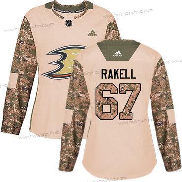 Adidas Žena Anaheim Ducks #67 Rickard Rakell Camo Autentické 2017 Veterans Day Sešitý NHL Dres