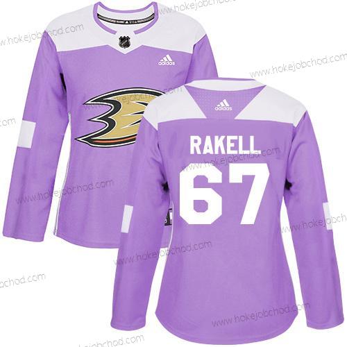 Adidas Žena Anaheim Ducks #67 Rickard Rakell Nachový Autentické Bojuje proti rakovině Sešitý NHL Dres