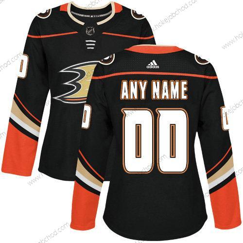 Adidas Žena Anaheim Ducks Přizpůsobené Autentické Černá Domácí NHL Dres