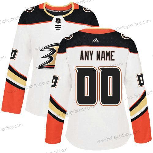 Adidas Žena Anaheim Ducks Přizpůsobené Bílý Autentické Dres