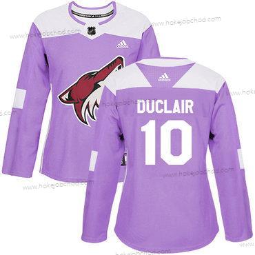 Adidas Žena Arizona Coyotes #10 Anthony Duclair Nachový Autentické Bojuje proti rakovině Sešitý NHL Dres