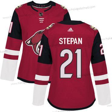 Adidas Žena Arizona Coyotes #21 Derek Stepan Červené Domácí Autentické Sešitý NHL Dres