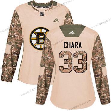 Adidas Žena Boston Bruins #33 Zdeno Chara Camo Autentické 2017 Veterans Day Sešitý NHL Dres