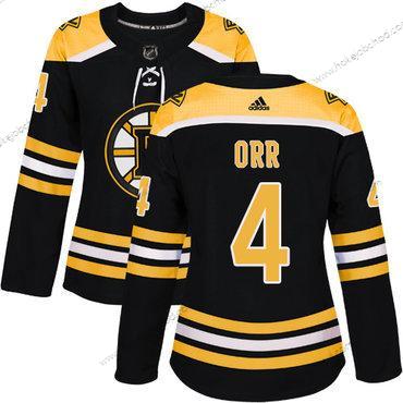 Adidas Žena Boston Bruins #4 Bobby Orr Černá Domácí Autentické Sešitý NHL Dres