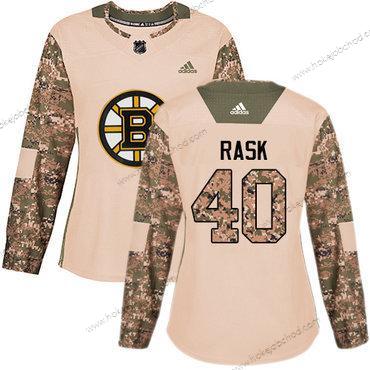 Adidas Žena Boston Bruins #40 Tuukka Rask Camo Autentické 2017 Veterans Day Sešitý NHL Dres