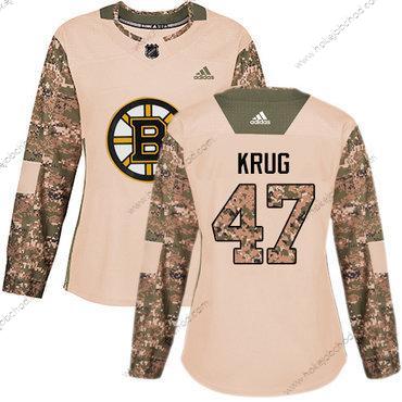 Adidas Žena Boston Bruins #47 Torey Krug Camo Autentické 2017 Veterans Day Sešitý NHL Dres