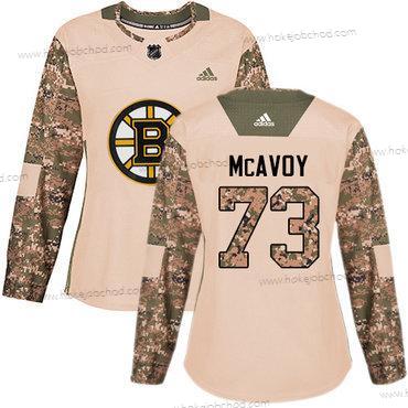 Adidas Žena Boston Bruins #73 Charlie Mcavoy Camo Autentické 2017 Veterans Day Sešitý NHL Dres