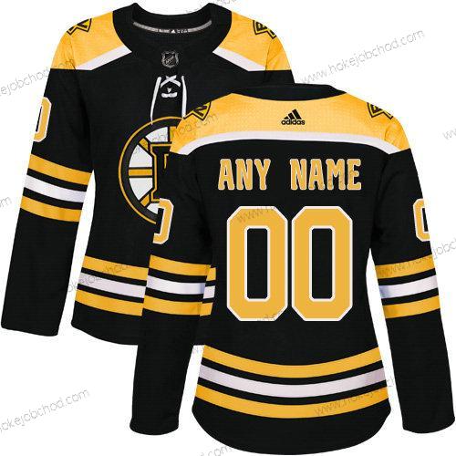 Adidas Žena Boston Bruins Přizpůsobené Černá Autentické Domácí NHL Dres