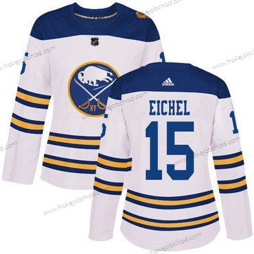 Adidas Žena Buffalo Sabres #15 Jack Eichel Bílý Autentické 2018 Zimní Klasický Sešitý NHL Dres