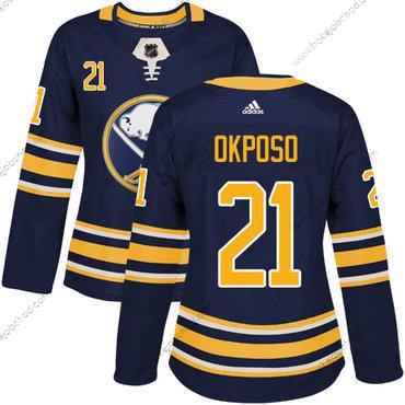 Adidas Žena Buffalo Sabres #21 Kyle Okposo Námořnictvo Modrý Domácí Autentické Sešitý NHL Dres