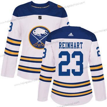 Adidas Žena Buffalo Sabres #23 Sam Reinhart Bílý Autentické 2018 Zimní Klasický Sešitý NHL Dres