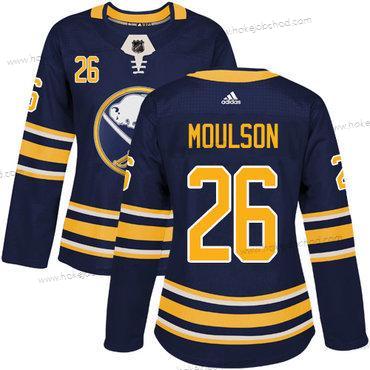 Adidas Žena Buffalo Sabres #26 Matt Moulson Námořnictvo Modrý Domácí Autentické Sešitý NHL Dres