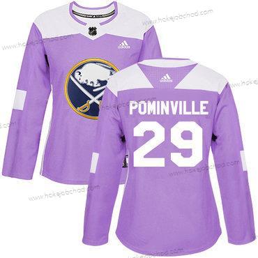 Adidas Žena Buffalo Sabres #29 Jason Pominville Nachový Autentické Bojuje proti rakovině Sešitý NHL Dres