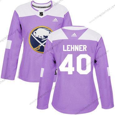 Adidas Žena Buffalo Sabres #40 Robin Lehner Nachový Autentické Bojuje proti rakovině Sešitý NHL Dres