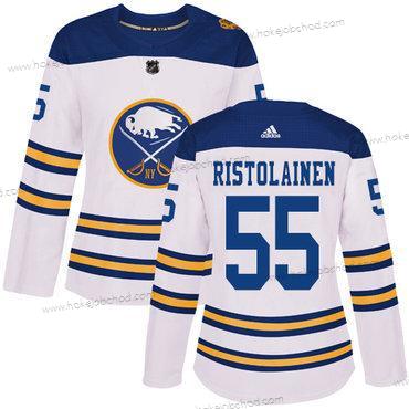 Adidas Žena Buffalo Sabres #55 Rasmus Ristolainen Bílý Autentické 2018 Zimní Klasický Sešitý NHL Dres