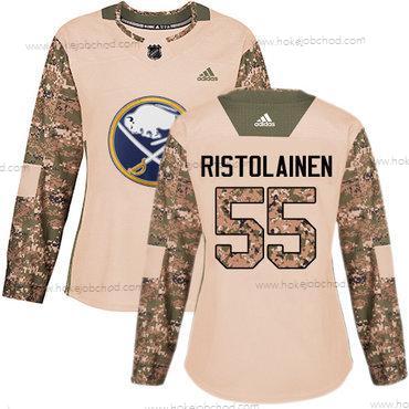 Adidas Žena Buffalo Sabres #55 Rasmus Ristolainen Camo Autentické 2017 Veterans Day Sešitý NHL Dres