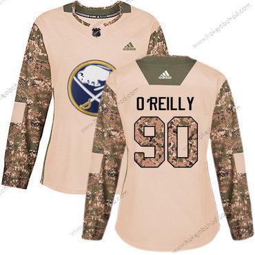 Adidas Žena Buffalo Sabres #90 Ryan O’Reilly Camo Autentické 2017 Veterans Day Sešitý NHL Dres