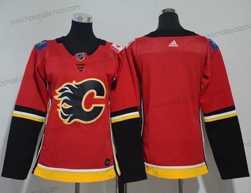 Adidas Žena Calgary Flames Prázdný Červené Domácí Autentické Sešitý NHL Dres