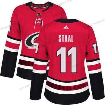 Adidas Žena Carolina Hurricanes #11 Jordan Staal Červené Domácí Autentické Sešitý NHL Dres