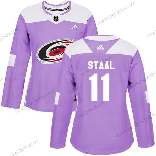 Adidas Žena Carolina Hurricanes #11 Jordan Staal Nachový Autentické Bojuje proti rakovině Sešitý NHL Dres