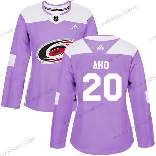 Adidas Žena Carolina Hurricanes #20 Sebastian Aho Nachový Autentické Bojuje proti rakovině Sešitý NHL Dres