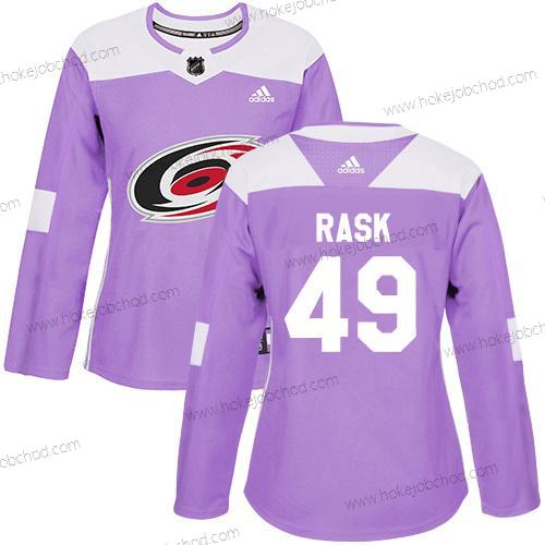 Adidas Žena Carolina Hurricanes #49 Victor Rask Nachový Autentické Bojuje proti rakovině Sešitý NHL Dres