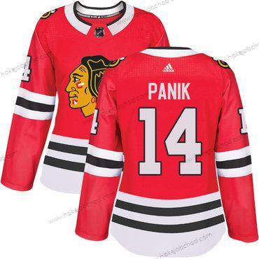 Adidas Žena Chicago Blackhawks #14 Richard Panik Červené Domácí Autentické Sešitý NHL Dres