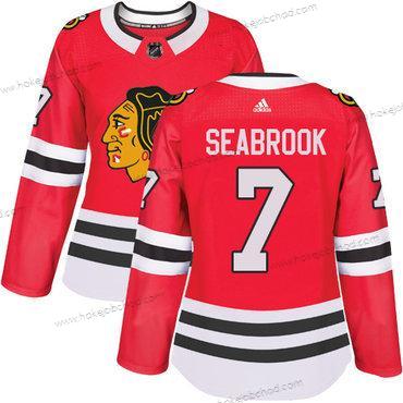 Adidas Žena Chicago Blackhawks #7 Brent Seabrook Červené Domácí Autentické Sešitý NHL Dres