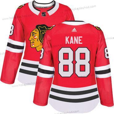 Adidas Žena Chicago Blackhawks #88 Patrick Kane Červené Domácí Autentické Sešitý NHL Dres