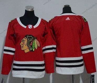 Adidas Žena Chicago Blackhawks Prázdný Červené Domácí Autentické Sešitý NHL Dres