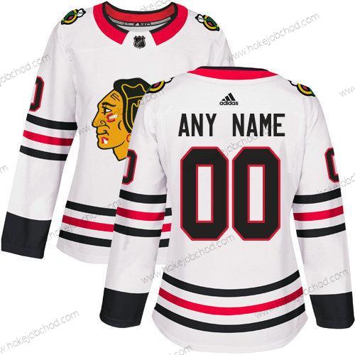 Adidas Žena Chicago Blackhawks Přizpůsobené NHL Autentické Bílý Dres