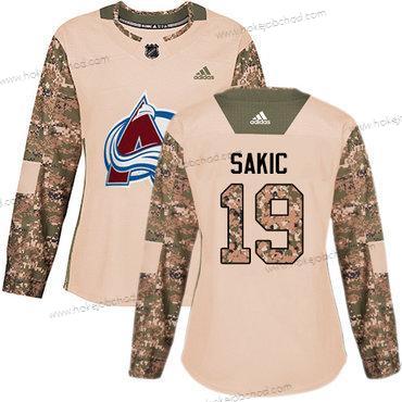 Adidas Žena Colorado Avalanche #19 Joe Sakic Camo Autentické 2017 Veterans Day Sešitý NHL Dres