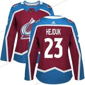 Adidas Žena Colorado Avalanche #23 Milan Hejduk Autentické Domácí Červené Dres