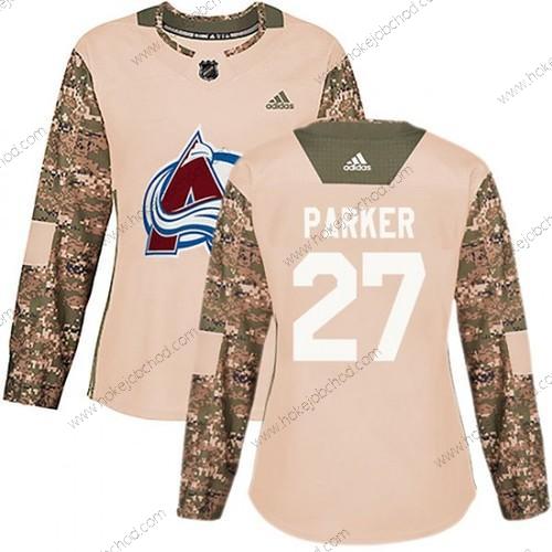 Adidas Žena Colorado Avalanche #27 Scott Parker Autentické Veterans Day Tréninkový Camo Dres