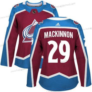 Adidas Žena Colorado Avalanche #29 Nathan Mackinnon Domácí Červené Autentické Sešitý NHL Dres