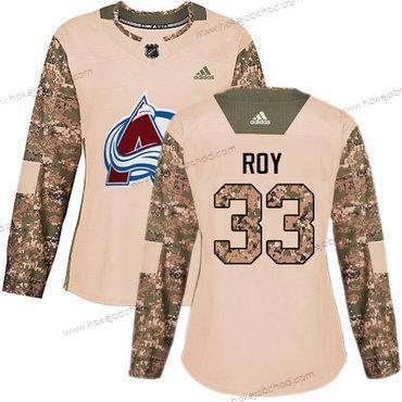 Adidas Žena Colorado Avalanche #33 Patrick Roy Camo Autentické 2017 Veterans Day Sešitý NHL Dres