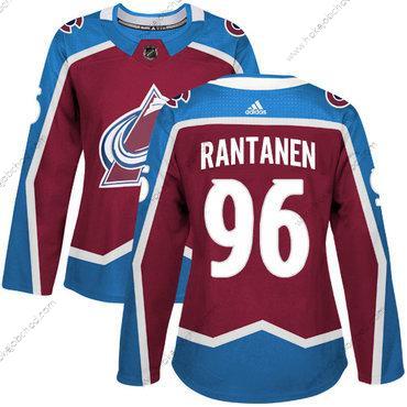 Adidas Žena Colorado Avalanche #96 Mikko Rantanen Domácí Červené Autentické Sešitý NHL Dres