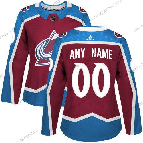 Adidas Žena Colorado Avalanche Přizpůsobené Autentické Červené Domácí NHL Dres