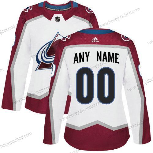 Adidas Žena Colorado Avalanche Přizpůsobené NHL Autentické Bílý Dres