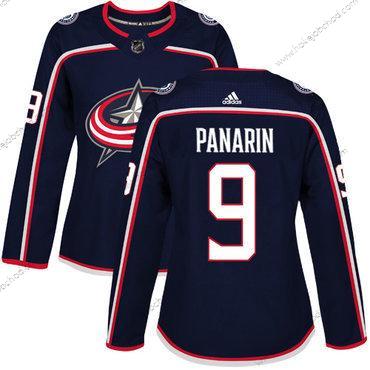 Adidas Žena Columbus Blue Jackets #9 Artemi Panarin Námořnictvo Modrý Domácí Autentické Sešitý NHL Dres