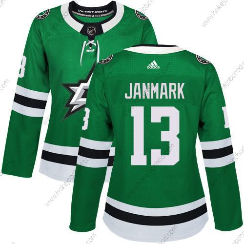 Adidas Žena Dallas Stars #13 Mattias Janmark Zelená Domácí Autentické Sešitý NHL Dres