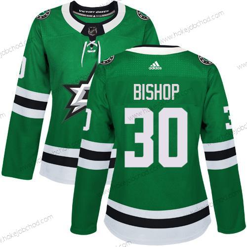 Adidas Žena Dallas Stars #30 Ben Bishop Zelená Domácí Autentické Sešitý NHL Dres