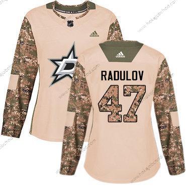 Adidas Žena Dallas Stars #47 Alexander Radulov Camo Autentické 2017 Veterans Day Sešitý NHL Dres