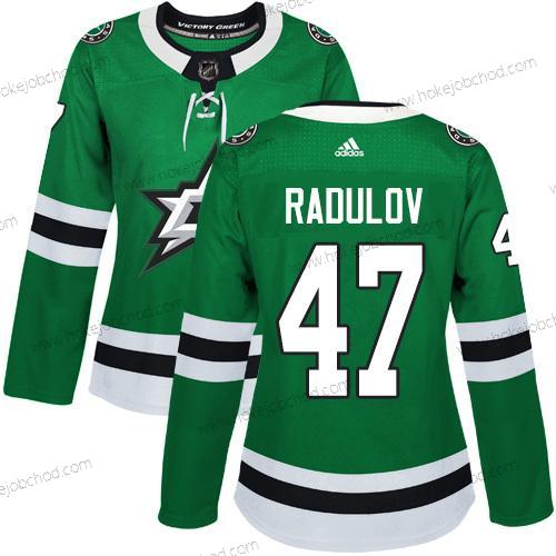 Adidas Žena Dallas Stars #47 Alexander Radulov Zelená Domácí Autentické Sešitý NHL Dres